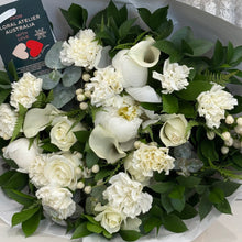 Load image into Gallery viewer, White Peony Mix Bouquet. Mid June