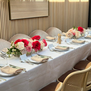 Pink Roses Modern Tablecenterpice