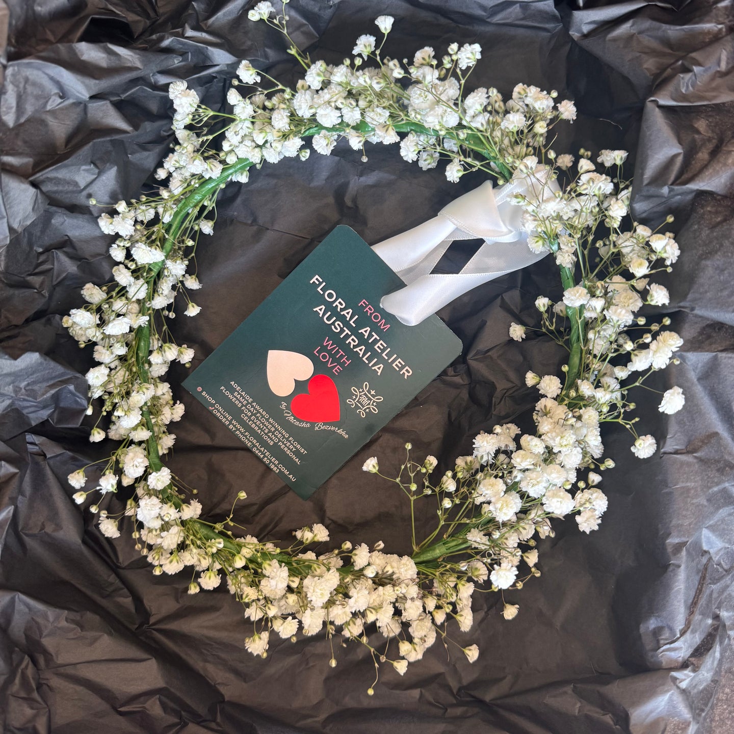 Bride Head Crown Baby Breath
