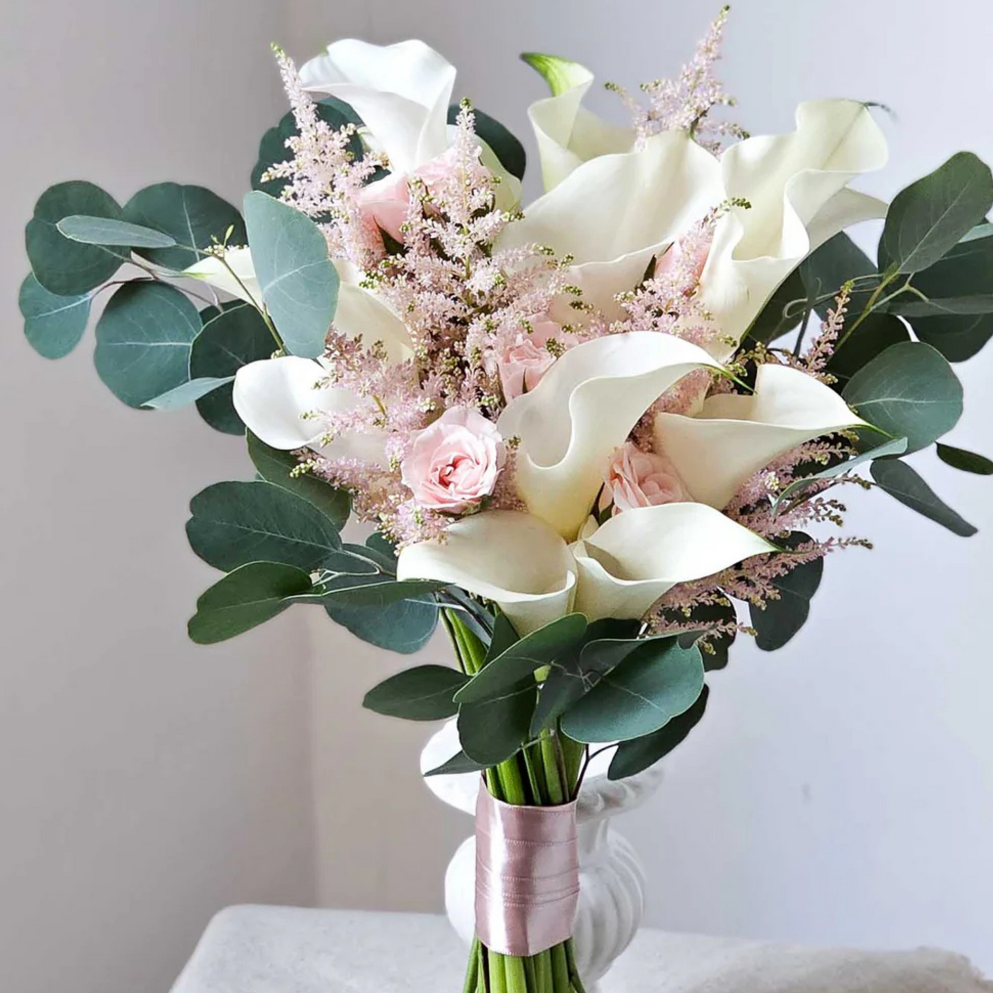 Wedding Bouquet Pink Lake Gum Tree