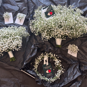 Bride Head Crown Baby Breath