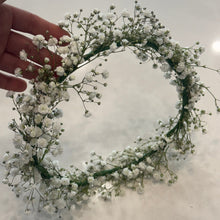Load image into Gallery viewer, Bride Head Crown Baby Breath
