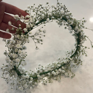 Bride Head Crown Baby Breath