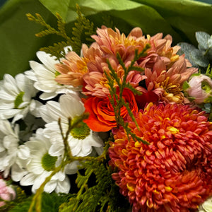 Orange Bouquet of Scarlett Joy and Warm Wishes