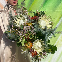 Load image into Gallery viewer, Adelaide-Native-Bouquet-three-king-protea
