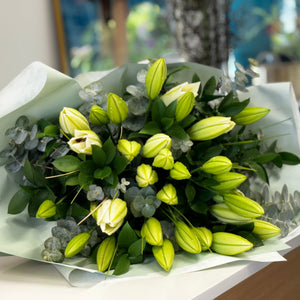 Adelaide White Lilies Bouquet