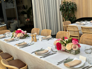 Pink Roses Modern Tablecenterpice