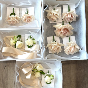 Corsage and Boutonnière for a Family Members