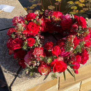 Red Rose Wreath