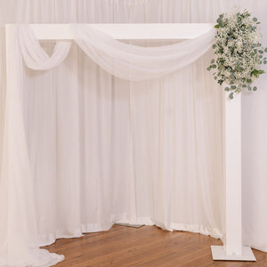 Baby’s breath wedding arch installation – soft and elegant ceremony flowers by Floral Atelier Australia, Adelaide