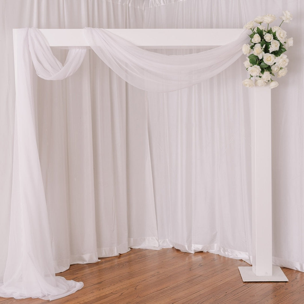 White rose wedding arch flowers – Floral Atelier Australia, Adelaide ceremony styling