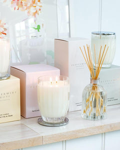 fragrance diffuser and candle peppermint grove